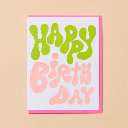 Bubble Birthday Card