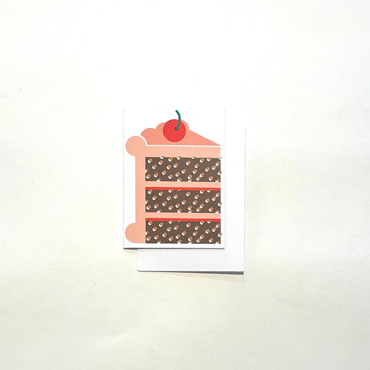 Cake Slice Enclosure Card