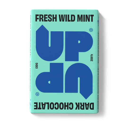 Fresh Wild Mint Dark Chocolate Bar