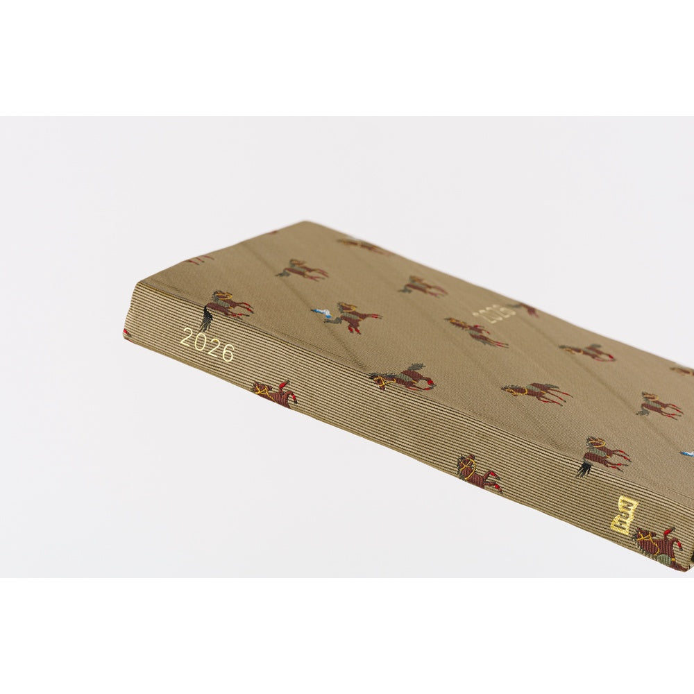 Hobonichi Techo 2026 HON A6: Bow & Tie's Galloping Horses