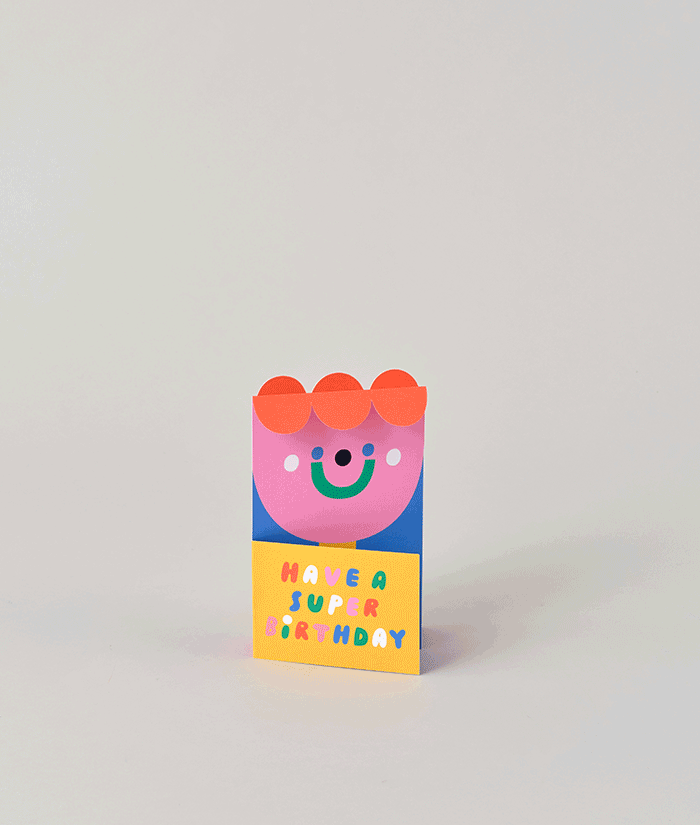 Flowers Fold Out Birthday Card