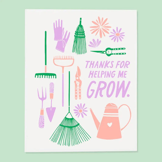 Garden Grow Thank You Card