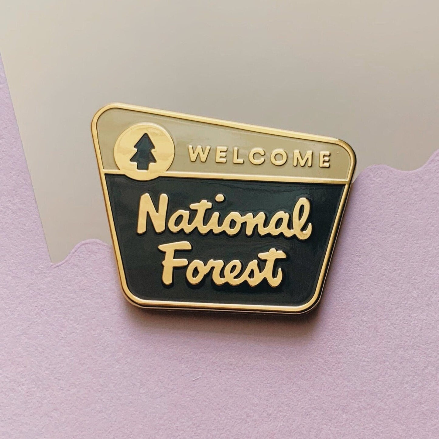 National Forest Enamel Pin