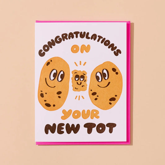 New Tot Potato New Baby Card