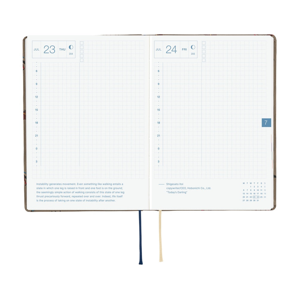 Hobonichi Techo 2026 HON A6: Bow & Tie's Galloping Horses