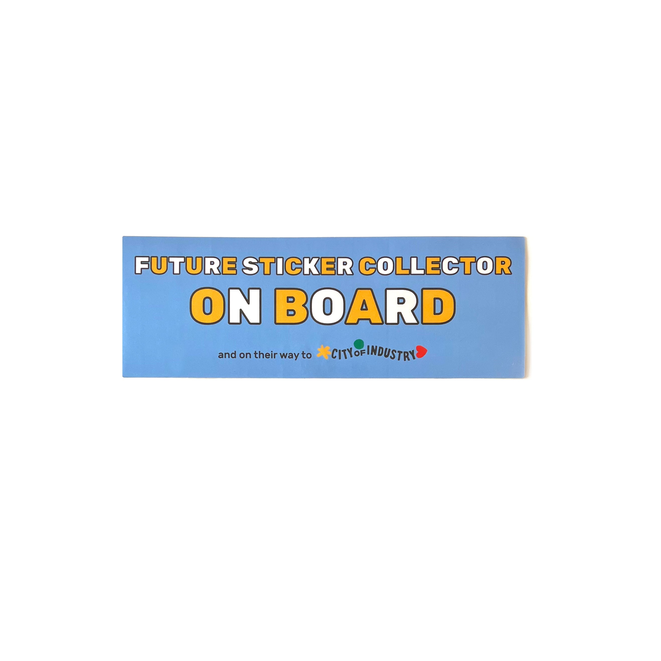 Future Sticker Collector Bumper Sticker – City of Industry