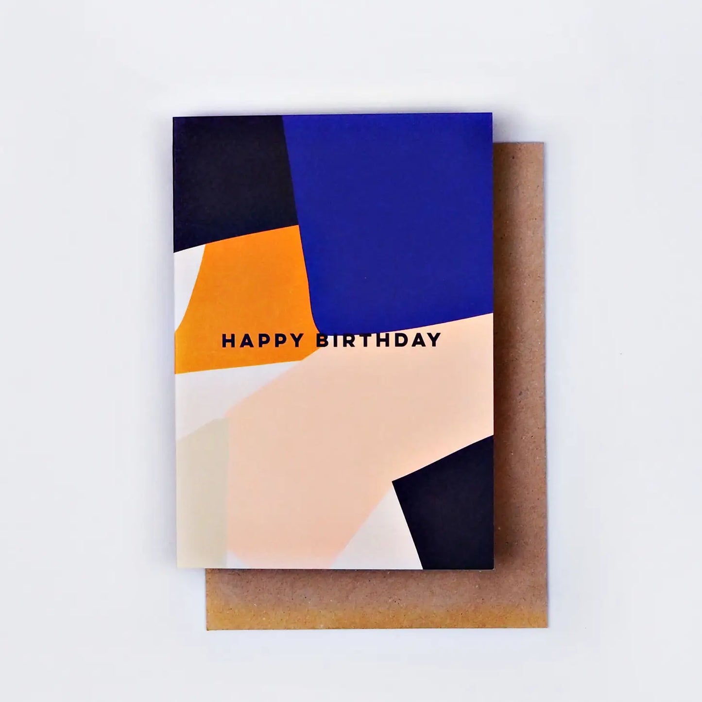 Overlay Shapes Birthday Card
