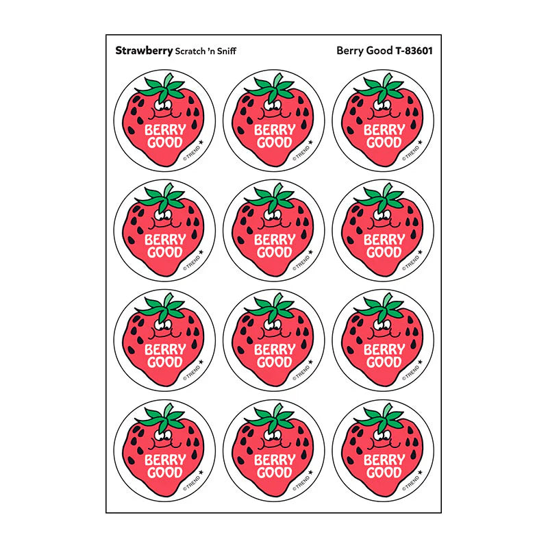 Scratch 'n Sniff Stickers: Berry Good Strawberry