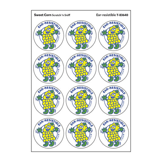 Scratch 'n Sniff Stickers: Ear-resistible Corn