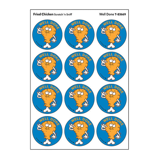 Scratch 'n Sniff Stickers: Well Done Fried Chicken