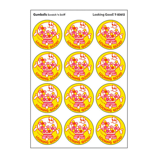 Scratch 'n Sniff Stickers: Looking Good Gumballs