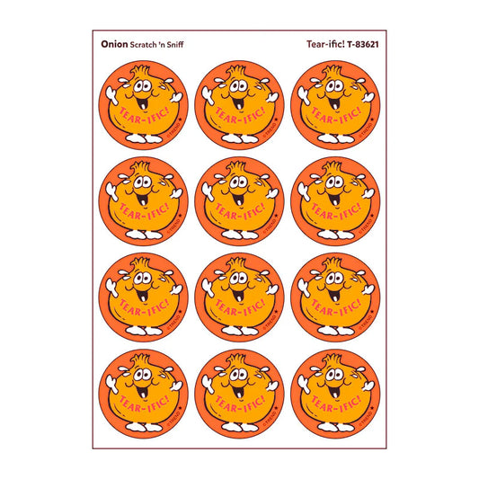 Scratch 'n Sniff Stickers: Tear-ific Onion