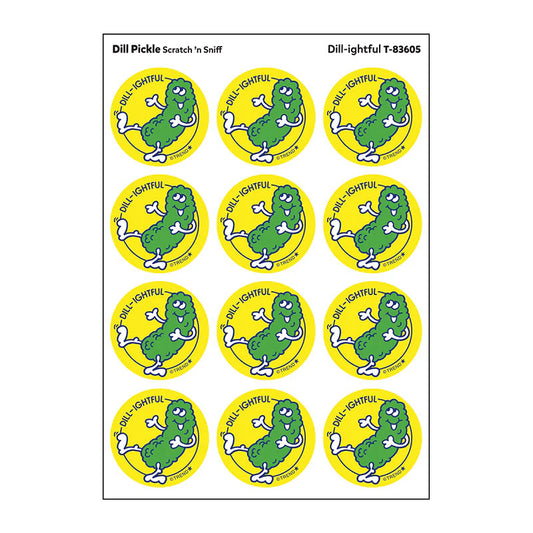 Scratch 'n Sniff Stickers: Dill-ightful Pickle