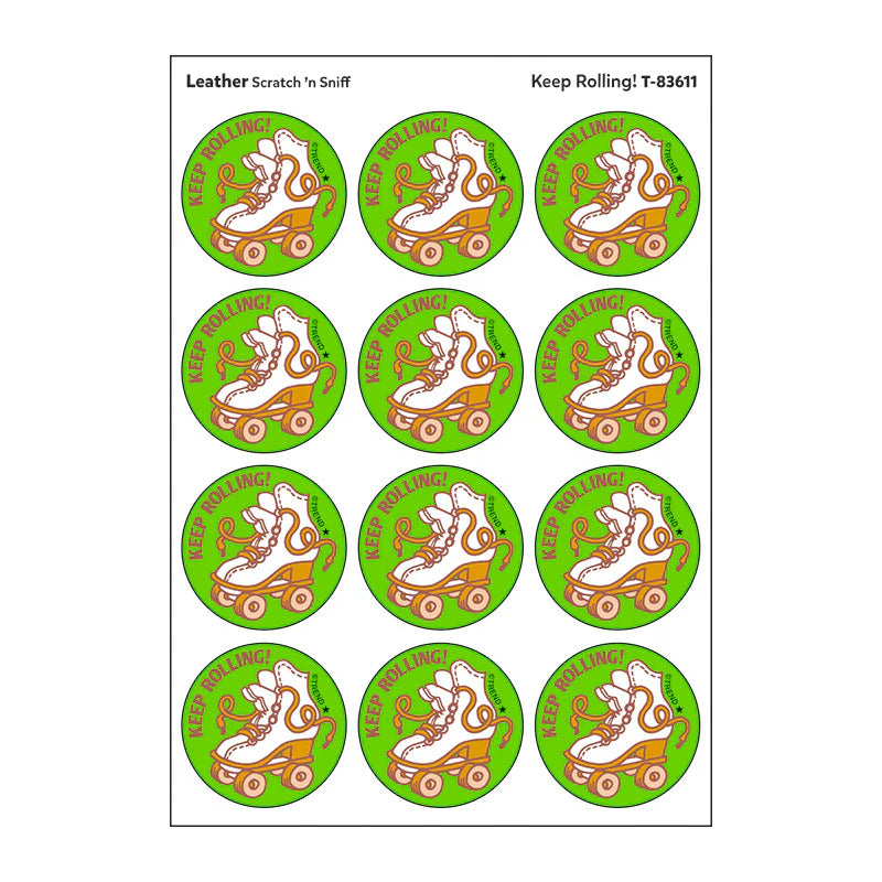 Scratch 'n Sniff Stickers: Keep Rolling Rollerskate