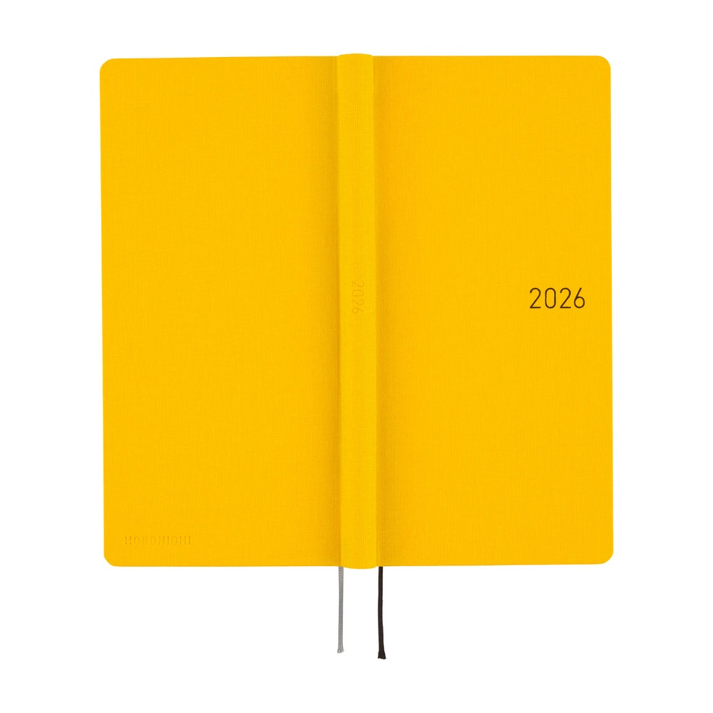 Hobonichi Techo 2026 Weeks MEGA: Full Moon Yellow