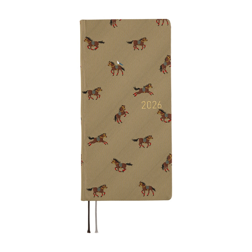 Hobonichi Techo 2026 Weeks: Bow & Tie's Galloping Horses