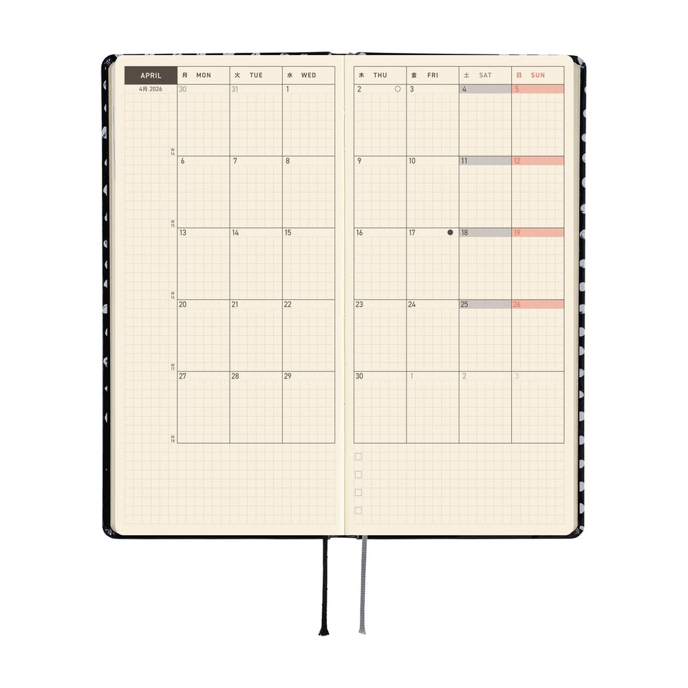 Hobonichi Techo 2026 Weeks: Makoto Matsubayashi: Dot