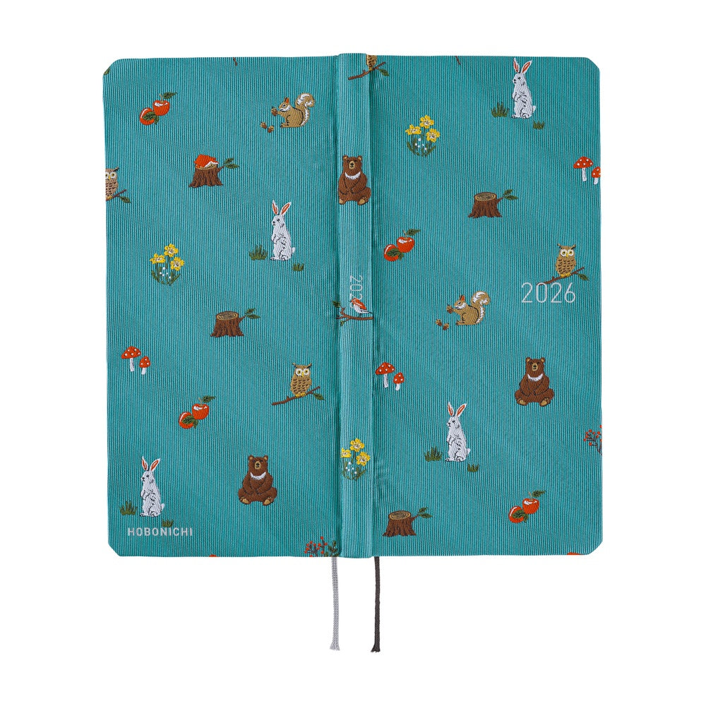 Hobonichi Techo 2026 Weeks: Bow & Tie's In the Forest