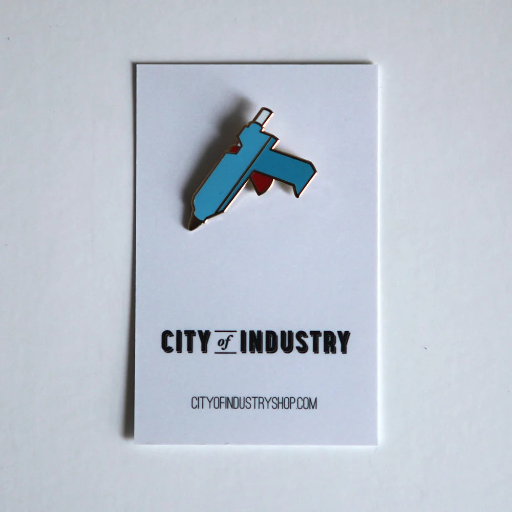 Glue Gun Enamel Pin