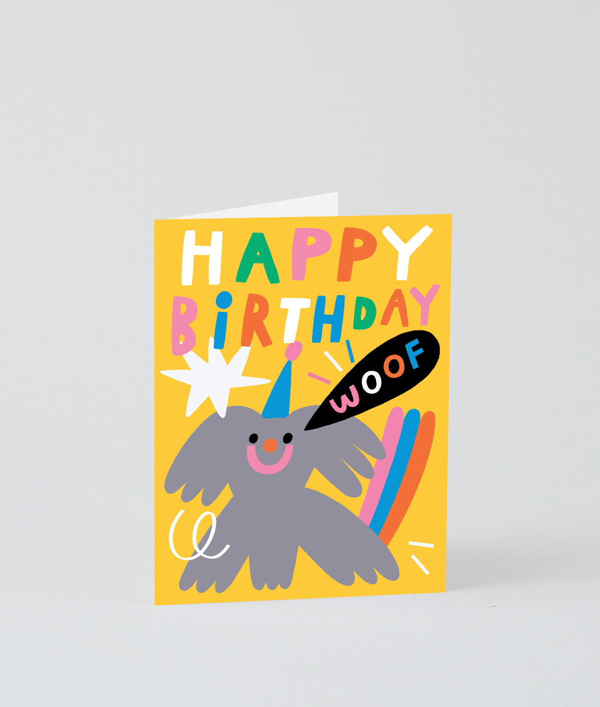Happy Birthday Woof Card