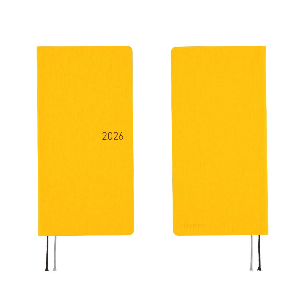 Hobonichi Techo 2026 Weeks MEGA: Full Moon Yellow